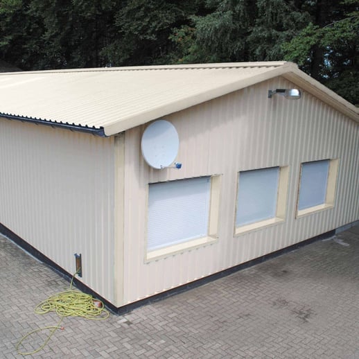 Damwandplaat 35/207 | Dak | Anti-Drup 2400 g/m² | Staal 0,50 mm | 25 µm Polyester | 9010 - Zuiverwit #7