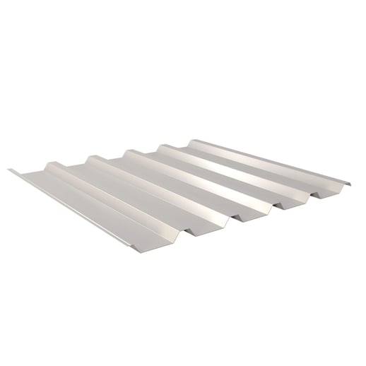 Damwandplaat 35/207 | Dak | Anti-Drup 2400 g/m² | Staal 0,50 mm | 25 µm Polyester | 9002 - Grijswit #1