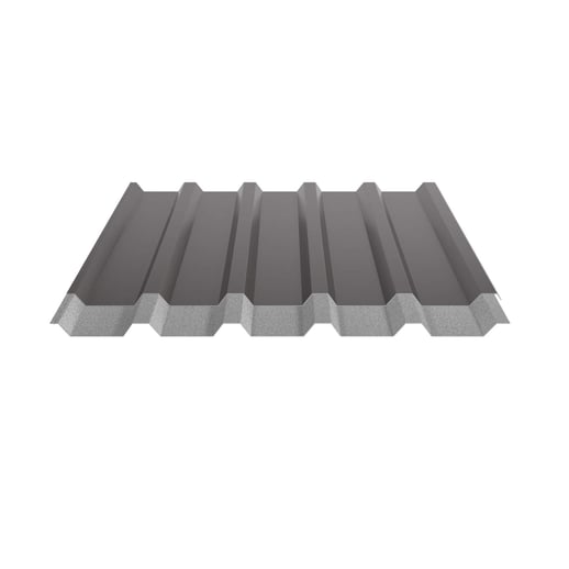 Damwandplaat 35/207 | Dak | Anti-Drup 2400 g/m² | Staal 0,63 mm | 25 µm Polyester | 8017 - Chocoladebruin #8