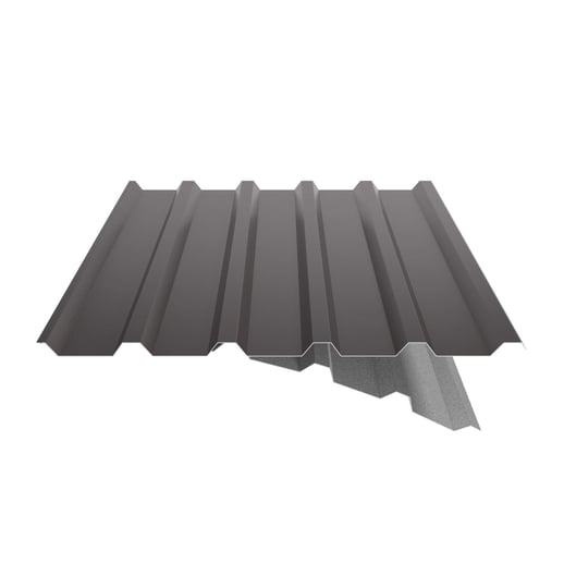 Damwandplaat 35/207 | Dak | Anti-Drup 2400 g/m² | Staal 0,63 mm | 25 µm Polyester | 8017 - Chocoladebruin #9