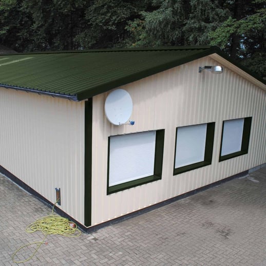 Damwandplaat 35/207 | Dak | Anti-Drup 2400 g/m² | Staal 0,75 mm | 25 µm Polyester | 6020 - Chroomoxydegroen #7