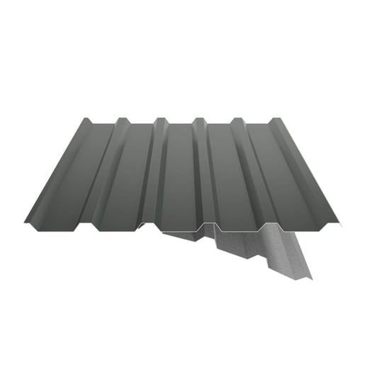Damwandplaat 35/207 | Dak | Anti-Drup 2400 g/m² | Staal 0,75 mm | 25 µm Polyester | 6020 - Chroomoxydegroen #9
