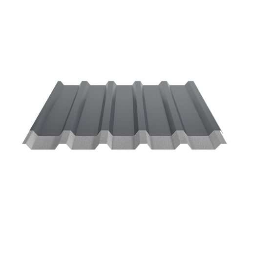 Damwandplaat 35/207 | Dak | Anti-Drup 2400 g/m² | Staal 0,75 mm | 25 µm Polyester | 7016 - Antracietgrijs #8