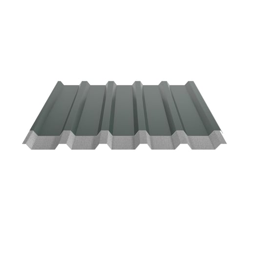 Damwandplaat 35/207 | Dak | Anti-Drup 2400 g/m² | Staal 0,50 mm | 60 µm Puramid | 6005 - Mosgroen #8