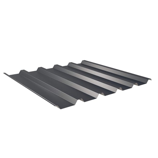 Damwandplaat 35/207 | Dak | Anti-Drup 2400 g/m² | Staal 0,50 mm | 60 µm Puramid | 7016 - Antracietgrijs #1
