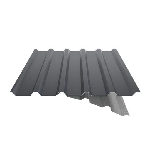 Damwandplaat 35/207 | Dak | Anti-Drup 700 g/m² | Staal 0,75 mm | 25 µm Polyester | 7016 - Antracietgrijs #9