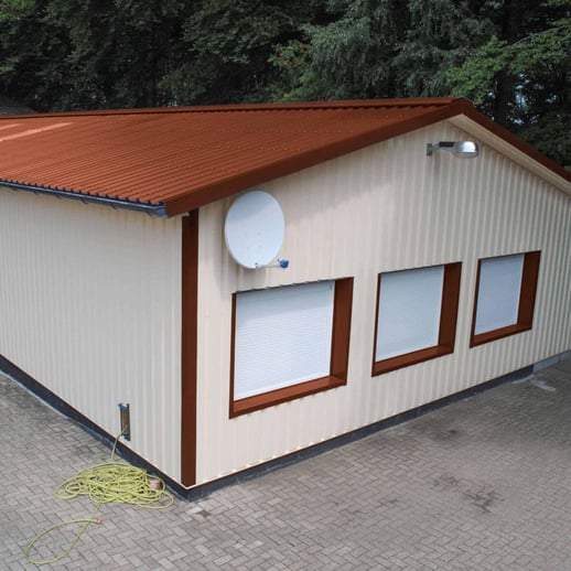 Damwandplaat 35/207 | Dak | Restpartij | Staal 0,40 mm | 25 µm Polyester | 8004 - Koperbruin #7