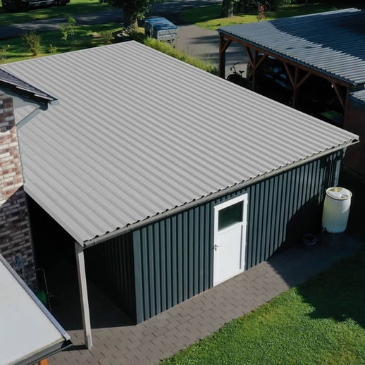 Damwandplaat 35/207 | Dak | Staal 0,50 mm | 25 µm Polyester | 7035 - Lichtgrijs #5