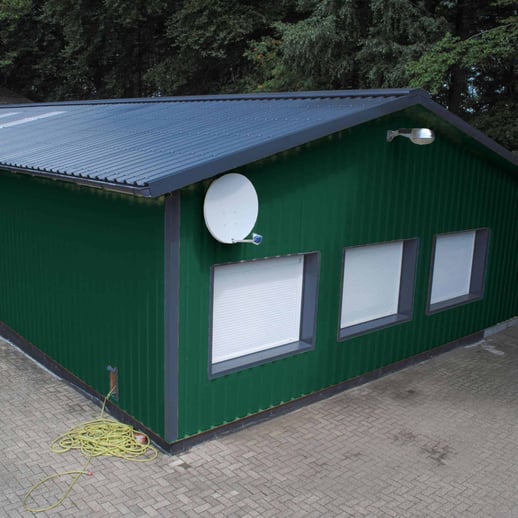 Damwandplaat 35/207 | Gevel | Aluminium 0,70 mm | 25 µm Polyester | 6005 - Mosgroen #6