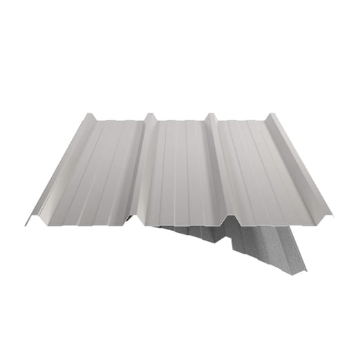 Damwandplaat 45/333 | Dak | Anti-Drup 2400 g/m² | Staal 0,63 mm | 25 µm Polyester | 9002 - Grijswit #7