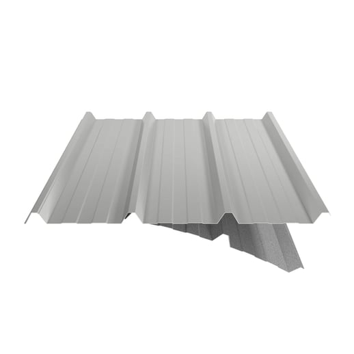 Damwandplaat 45/333 | Dak | Anti-Drup 2400 g/m² | Staal 0,63 mm | 25 µm Polyester | 9006 - Zilver-Metallic #7