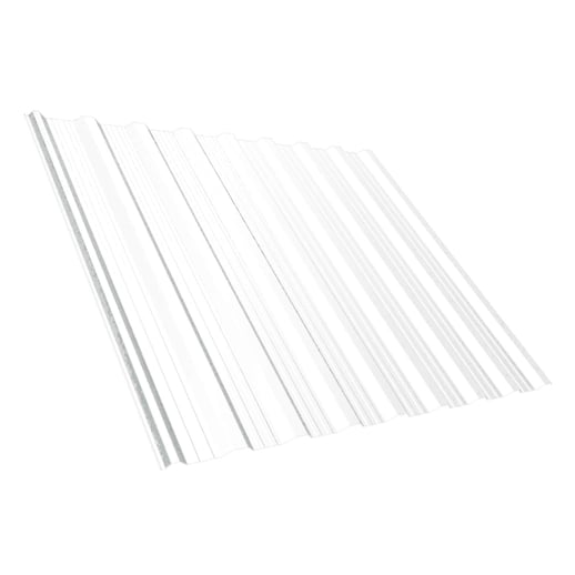 Damwandplaat T18DR | Dak | Anti-Drup 700 g/m² | Staal 0,75 mm | 25 µm Polyester | 9010 - Zuiverwit #1