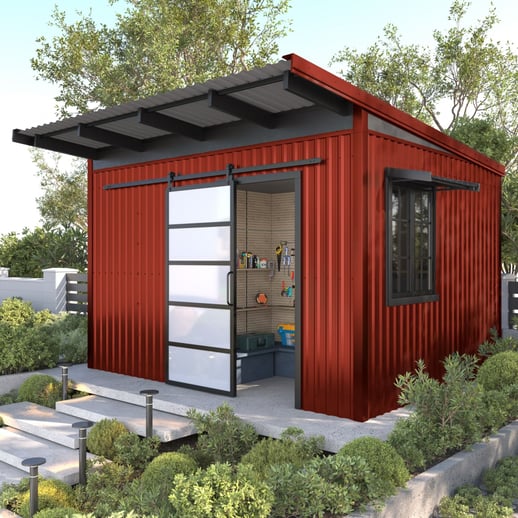 Damwandplaat T18DR | Dak | Staal 0,50 mm | 25 µm Polyester | 3016 - Koraalrood #3