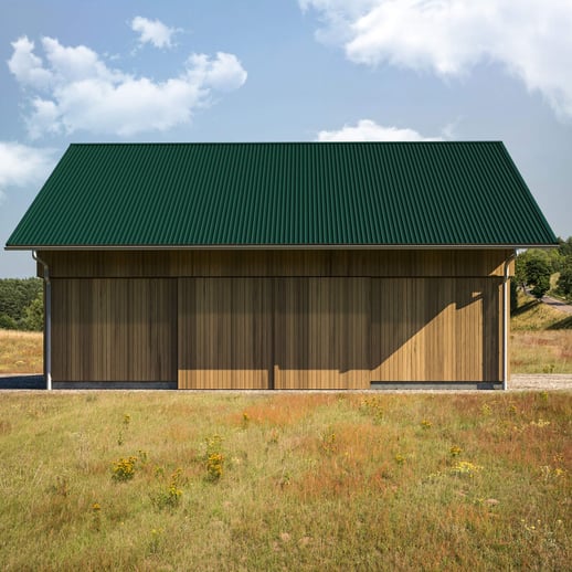 Damwandplaat T18DR | Dak | Staal 0,50 mm | 25 µm Polyester | 6005 - Mosgroen #4