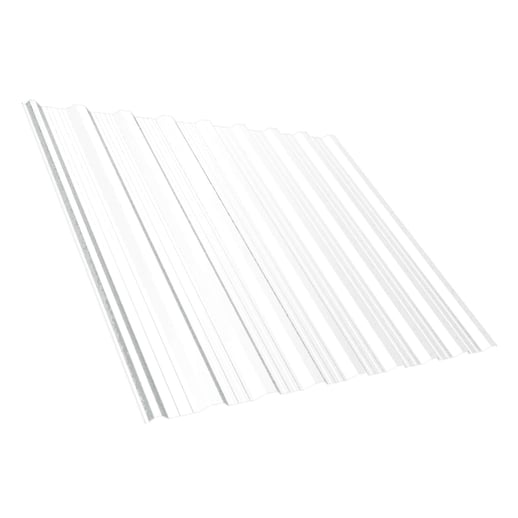 Damwandplaat T18DR | Dak | Staal 0,75 mm | 25 µm Polyester | 9010 - Zuiverwit #1