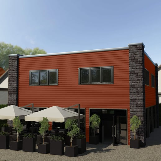 Damwandplaat T20M | Gevel | Staal 0,63 mm | 25 µm Polyester | 8004 - Koperbruin #4