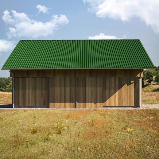 Damwandplaat T35/207M | Dak | Anti-Drup 700 g/m² | Staal 0,50 mm | 50 µm PURMAT® | 011 - Groen #3