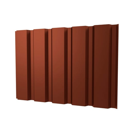 Damwandplaat T35/207M | Gevel | Staal 0,50 mm | 25 µm Polyester | 8004 - Koperbruin #1