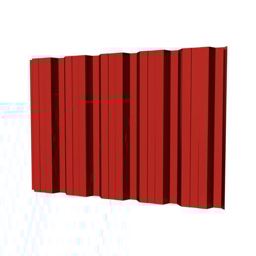 Damwandplaat T35DR | Gevel | Staal 0,50 mm | 25 µm Polyester | 3016 - Koraalrood #1