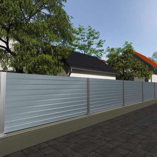 Damwandplaat T35DR | Gevel | Staal 0,50 mm | 25 µm Polyester | 7000 - Pelsgrijs #4