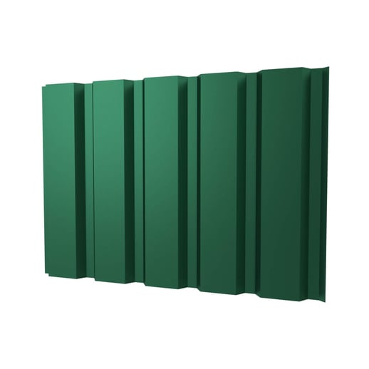 Damwandplaat T35M | Gevel | Staal 0,63 mm | 25 µm Polyester | 6005 - Mosgroen #1