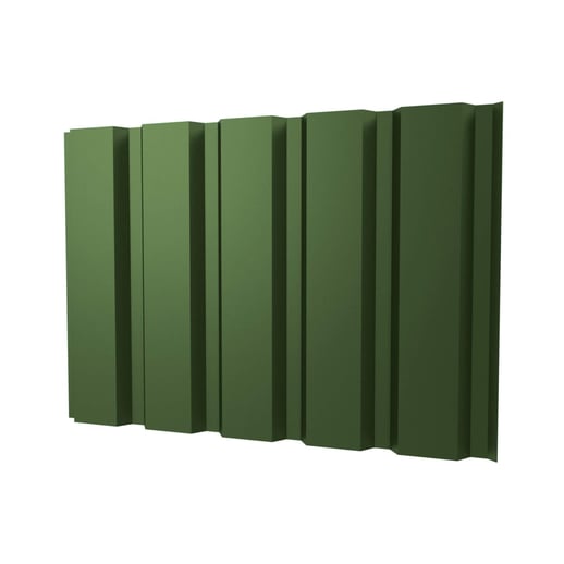 Damwandplaat T35M | Gevel | Staal 0,75 mm | 25 µm Polyester | 6011 - Resedagroen #1