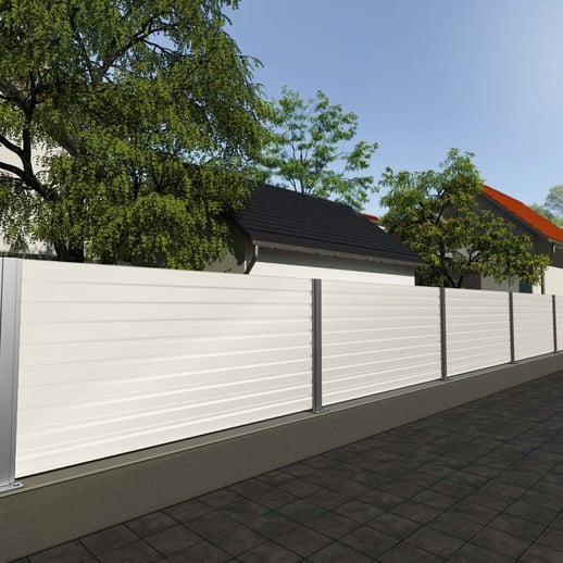 Damwandplaat T35M | Gevel | Staal 0,75 mm | 25 µm Polyester | 9010 - Zuiverwit #4