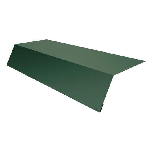 Druiplijst | 12,5 cm x 7 cm x 2,00 m | Staal 0,75 mm | 25 µm Polyester | 6005 - Mosgroen #1