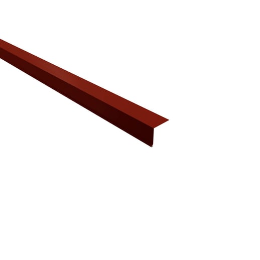 Druiplijst | 5 x 5 cm | 100° | Staal 0,50 mm | 35 µm Mattpolyester | 29 - Rood #1