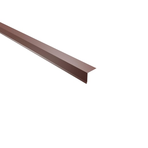 Druiplijst | 5 x 5 cm | 100° | Staal 0,50 mm | 60 µm Puramid | 6012 - Roodbruin #1