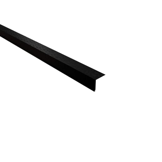 Druiplijst | 5 x 5 cm | 100° | Staal 0,50 mm | 80 µm Shimoco | 9005 - Gitzwart #1