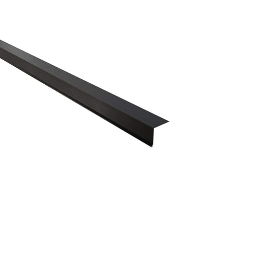 Druiplijst | 5 x 5 cm | 95° | Staal 0,50 mm | 35 µm Mattpolyester | 23 - Donkergrijs #1