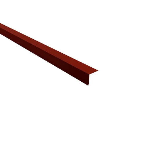 Druiplijst | 5 x 5 cm | 95° | Staal 0,50 mm | 35 µm Mattpolyester | 29 - Rood #1