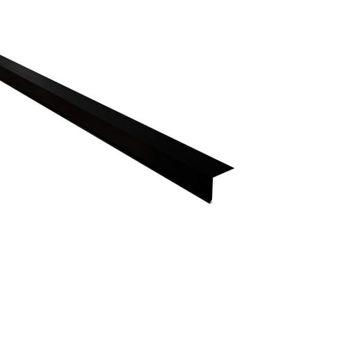 Druiplijst | 5 x 5 cm | 95° | Staal 0,50 mm | 35 µm Mattpolyester | 33 - Zwart #1