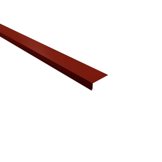 Druiplijst | 8 x 3 cm | 100° | Staal 0,50 mm | 35 µm Mattpolyester | 29 - Rood #1