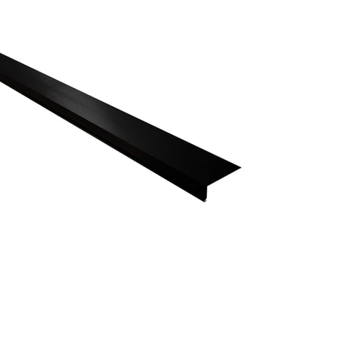 Druiplijst | 8 x 3 cm | 100° | Staal 0,50 mm | 35 µm Mattpolyester | 33 - Zwart #1