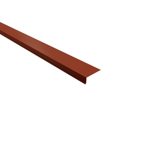 Druiplijst | 8 x 3 cm | 100° | Staal 0,50 mm | 35 µm Mattpolyester | 75 - Terracotta #1