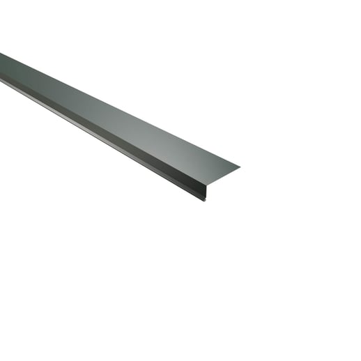 Druiplijst | 8 x 3 cm | 100° | Staal 0,50 mm | 60 µm Puramid | 6005 - Mosgroen #1