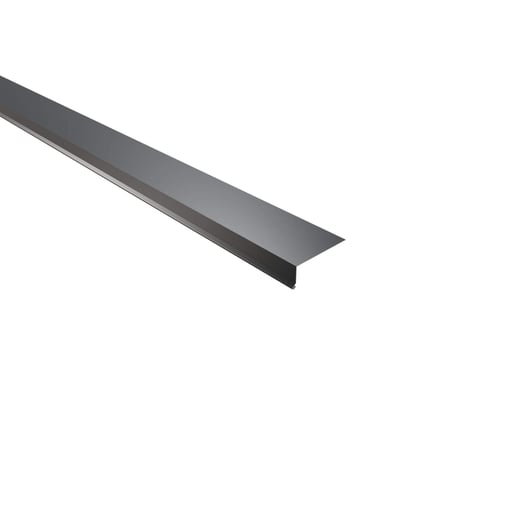 Druiplijst | 8 x 3 cm | 100° | Staal 0,75 mm | 60 µm Puramid | 7016 - Antracietgrijs #1