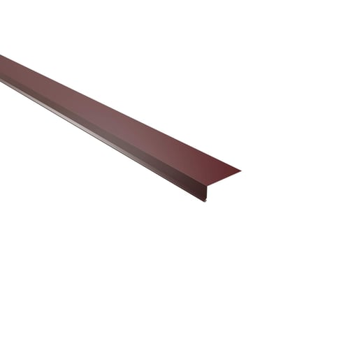 Druiplijst | 8 x 3 cm | 95° | Staal 0,50 mm | 25 µm Polyester | 3005 - Wijnrood #1