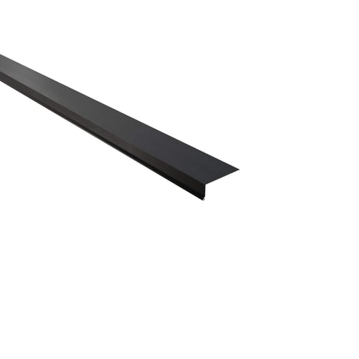 Druiplijst | 8 x 3 cm | 95° | Staal 0,50 mm | 35 µm Mattpolyester | 23 - Donkergrijs #1