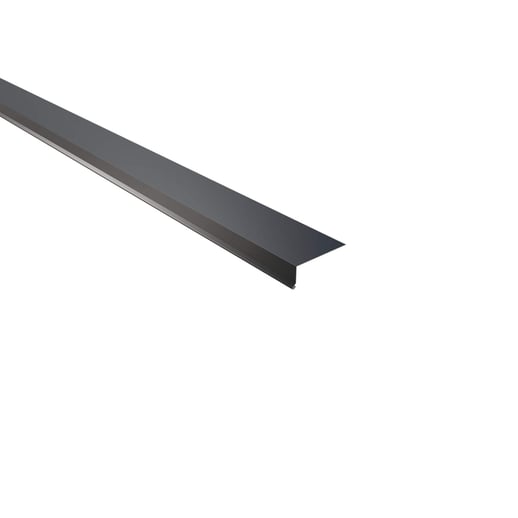 Druiplijst | 8 x 3 cm | 95° | Aluminium 0,70 mm | 25 µm Polyester | 7016 - Antracietgrijs #1