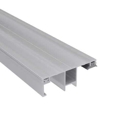 DUO | Randprofiel | 10 mm | Aluminium | Blank | 2,00 m #1