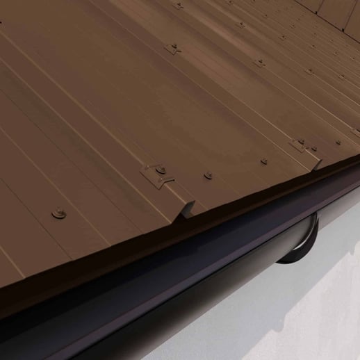 Felsplaat 33/500-LR | Dak | Restpartij | Staal 0,40 mm | 25 µm Polyester | 8014 - Sepiabruin #6