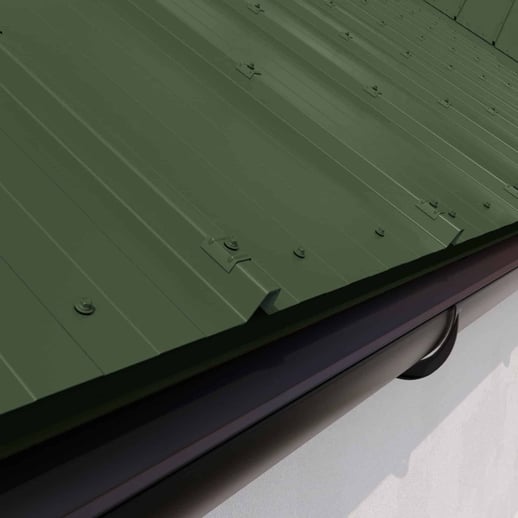 Felsplaat 33/500-LR | Dak | Staal 0,50 mm | 25 µm Polyester | 6020 - Chroomoxydegroen #6