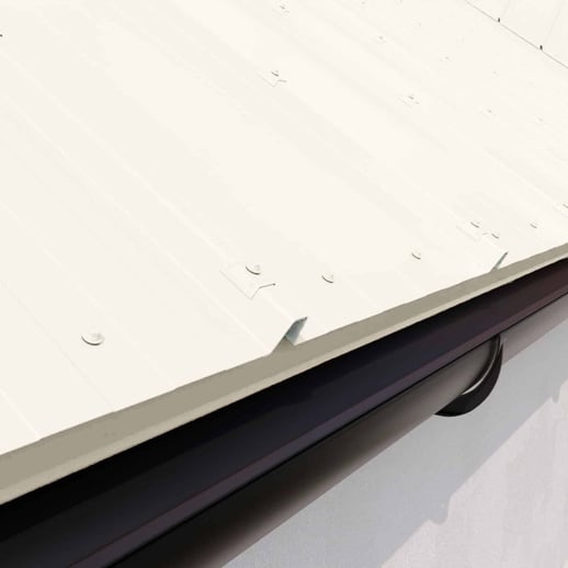 Felsplaat 33/500-LR | Dak | Staal 0,50 mm | 25 µm Polyester | 9010 - Zuiverwit #6