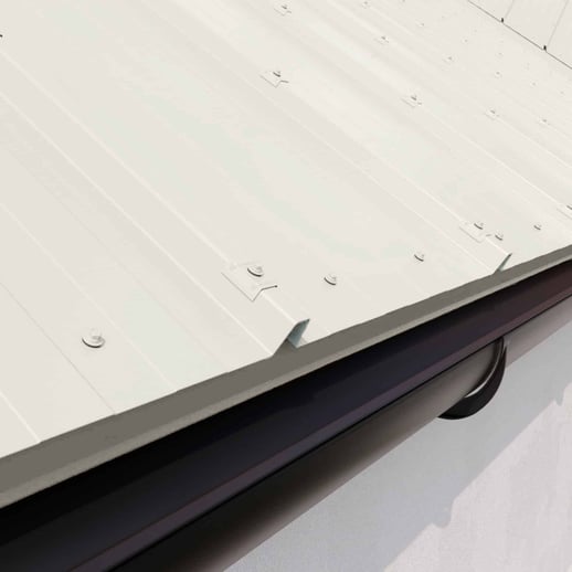 Felsplaat 33/500-LR | Dak | Staal 0,50 mm | 25 µm Polyester | 9002 - Grijswit #6