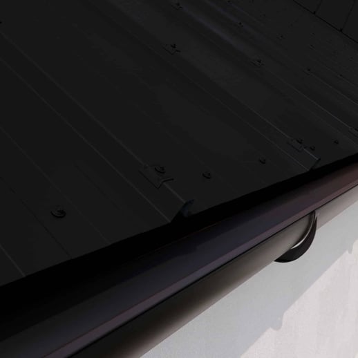 Felsplaat 33/500-LR | Dak | Staal 0,50 mm | 25 µm Polyester | 9005 - Gitzwart #6