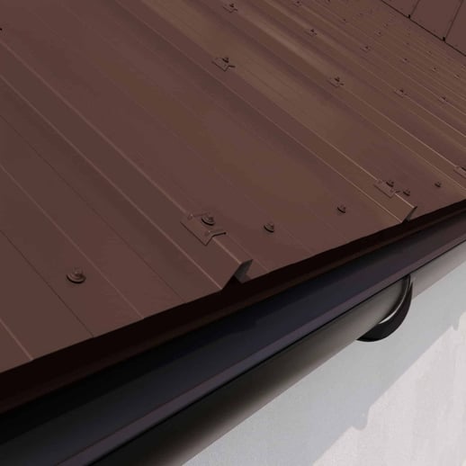 Felsplaat 33/500-LR | Dak | Staal 0,75 mm | 25 µm Polyester | 8017 - Chocoladebruin #6