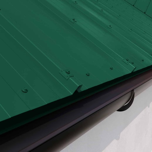 Felsplaat 33/500-LR | Dak | Staal 0,50 mm | 60 µm Puramid | 6005 - Mosgroen #6